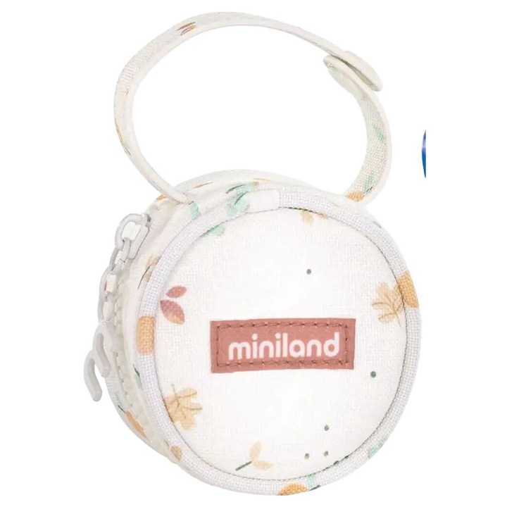 Кутия за залъгалка Miniland с дръжка