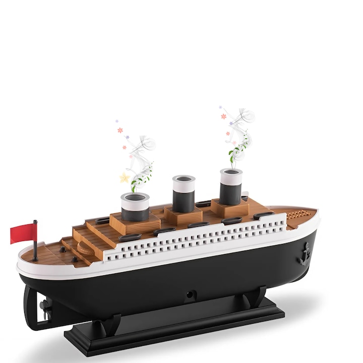 MARCINO ultrahangos légnedvesítő, aromaterápia, színes fények, Medusa típusú gőz, távirányító, 250 ml, éjszakai fény, 2 permetezési mód, intelligens időzítő, körutazási modell