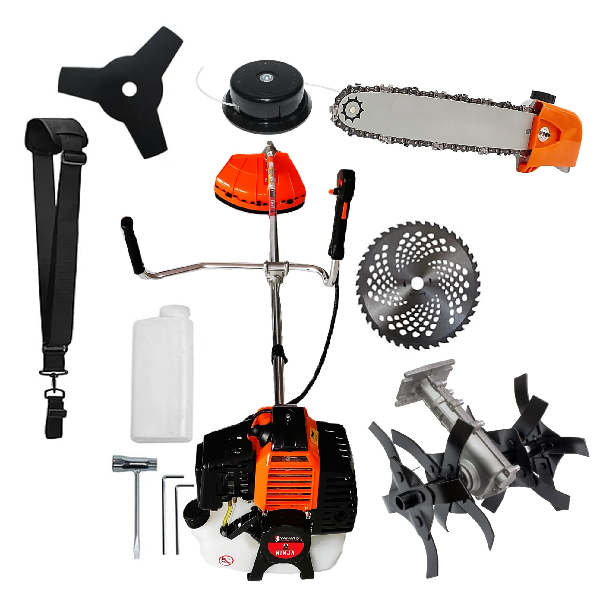 Ma Ni まとめ商品 Set Motocoasa Multifunctionala Yamato® Japan Tools Model Ninja 6Cp