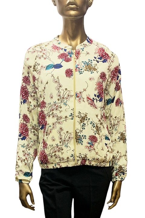 Geaca dama, Etam, V Fuji, Poliester/Bumbac, Bej, L