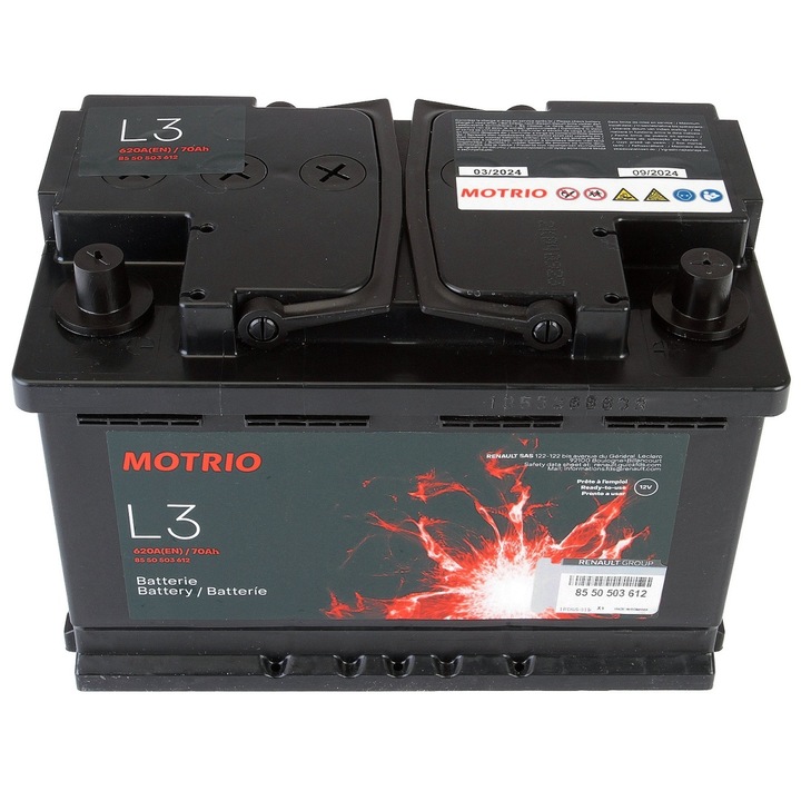 Baterie MOTRIO L3 70ah 620aen 8550503612