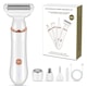 Epilator Electric Multifunctonal, 4-in-1, cu incarcare prin USB, portabil, CIICII, C2000, Potrivit pentru parul picioarelor, Facial, Parti intime, Alb
