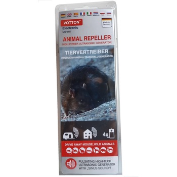 Aparat Electronic Ultrasonic Profesional - High Power Ultrasonic - IMPOTRIVA SOBOLANILOR, CAINILOR, ANIMALELOR SALBATICE - VOTTON ®. Fabricat in Germania ® Aparat Electronic Ultrasonic Profesional - High Power Ultrasonic - IMPOTRIVA SOBOLANILOR, CAINILOR, ANIMALELOR SALBATICE - VOTTON ®. Fabricat in Germania ®