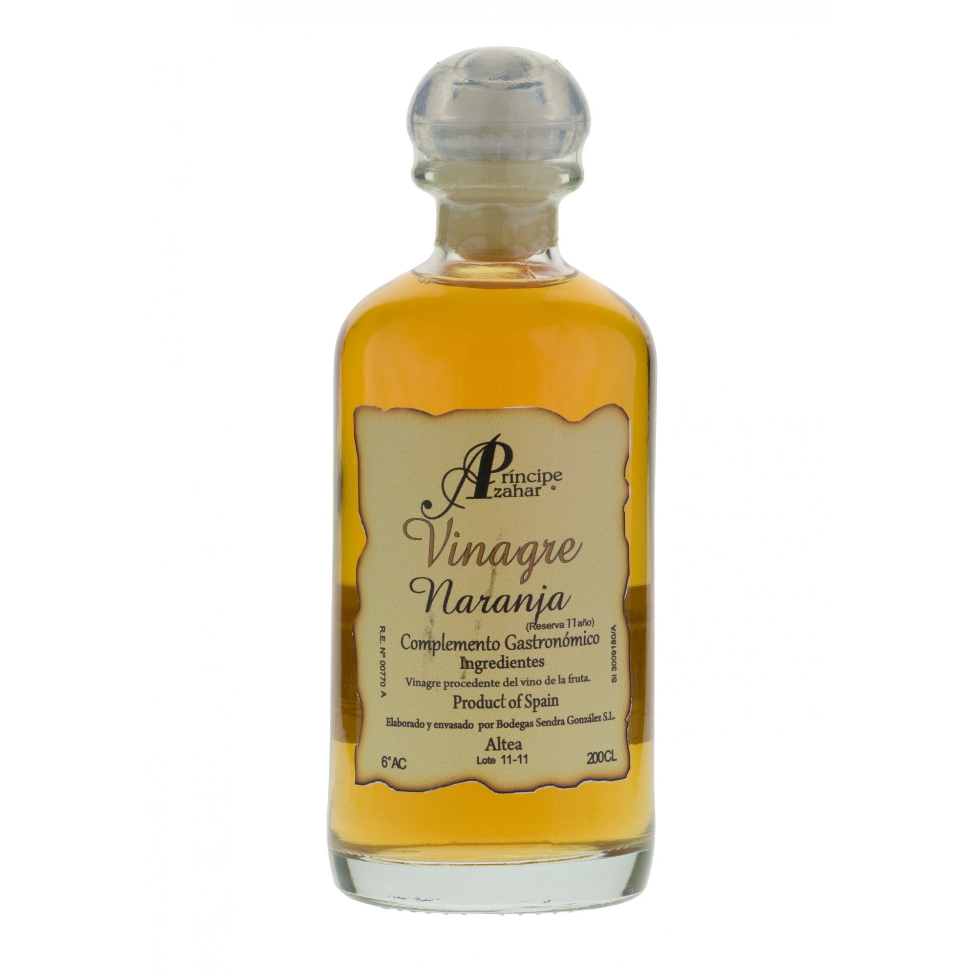 Otet natural de portocala, Principe de Azahar Alicante Spania, 200ml