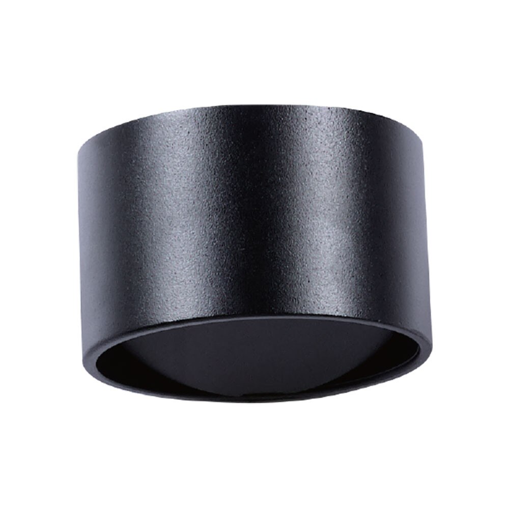 Corp LED pentru Perete-Rotund 8W, 3000K, Negru