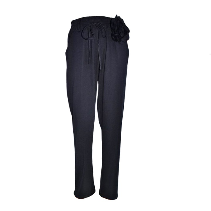 Mini Junior PNT-8218-N elegáns lány nadrág, fekete 117150