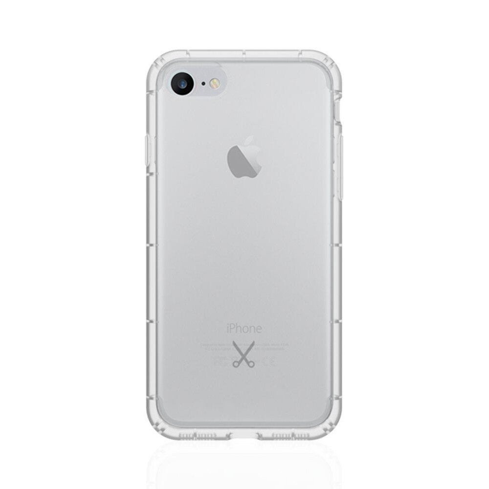 Husa de protectie Philo AIRSHOCK pentru iPhone 7, Silicon, Alba