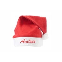 Caciulita Mos Craciun personalizata