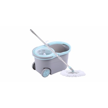 Galeata cu Mop Rotativ cu dubla stoarcere si 2 rezerve,Roti,dop scurgere,rezervor detergent+uscator par Galeata cu Mop Rotativ cu dubla stoarcere si 2 rezerve,Roti,dop scurgere,rezervor detergent+uscator par