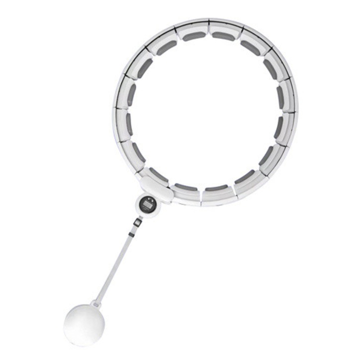 Fitnesz karika, hulahopp edzéshez, pult automatikus ütközővel, súlybeállítás, kerület 75 - 109 cm