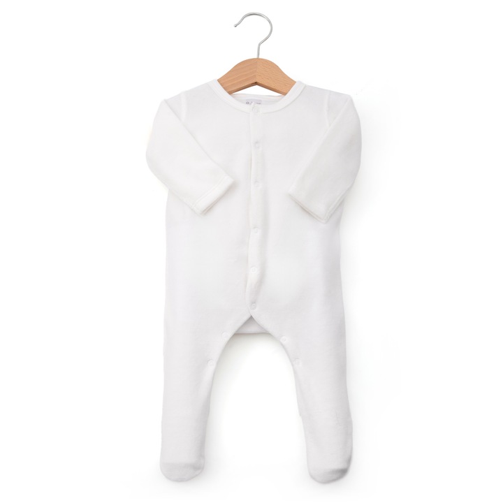 SALOPETA CATIFEA CU BOTOSEI, Alb