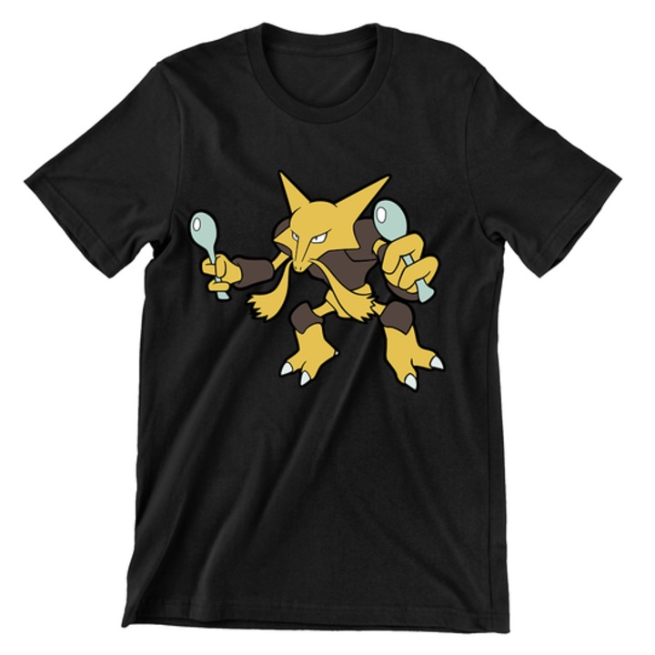 Gyerek póló, Pokemon Universe, Alakazam, fekete, Fekete