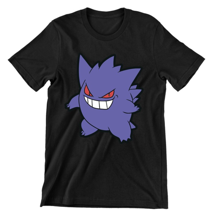Tricou Barbati, Pokemon Universe, Gengar, negru, S
