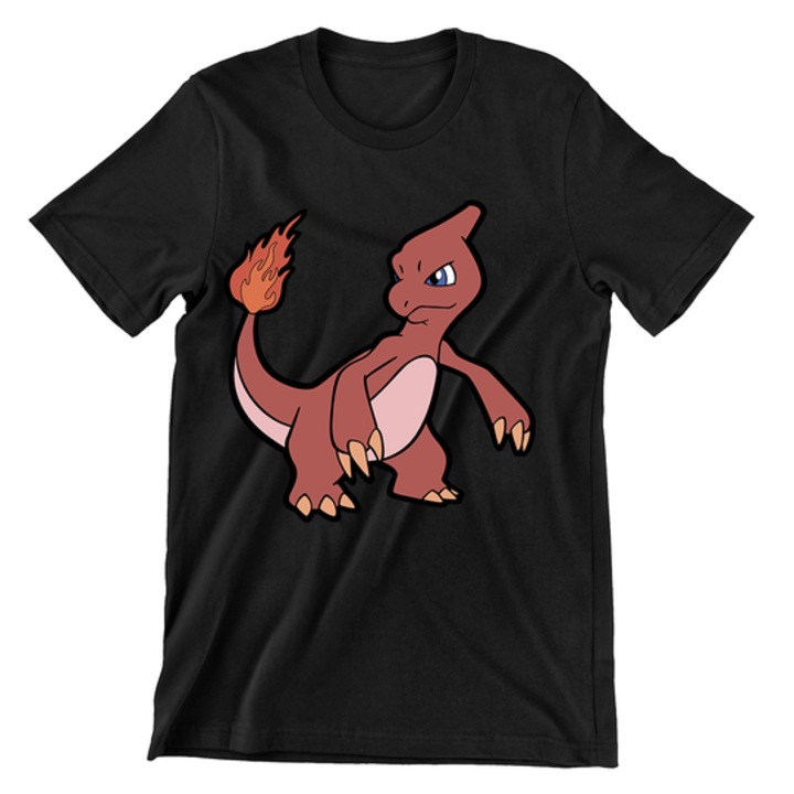 Gyerek póló, Pokemon Universe, Charmeleon, fekete, Fekete