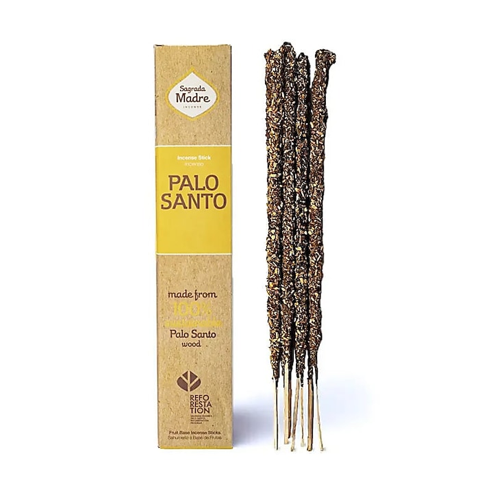 Betisoare parfumate Sagrada Madre, Aroma Palo Santo, Set 9 buc
