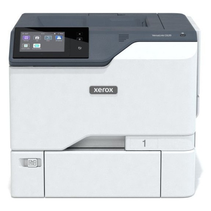 Imprimanta laser color Xerox C620V Z, A4, duplex, ADF, USB 2.0, 50 ppm negru, 38 ppm color