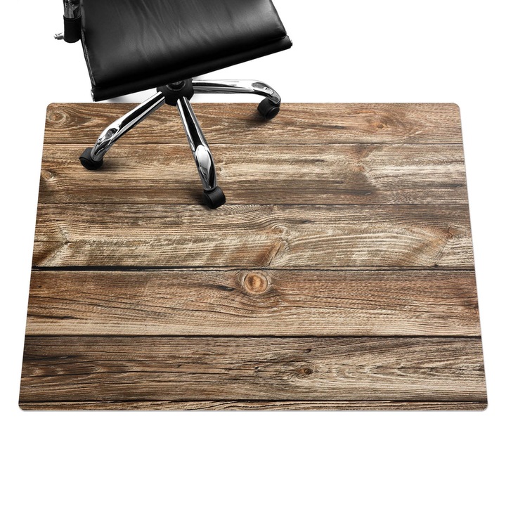 Székalátét, Wallfluent, Fa táblák, Barna, 120x90 cm, 010250310020100077168