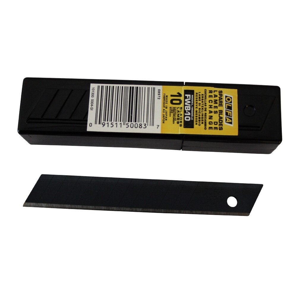 Set de 10 lame negre de 12.5 mm - FWB-10 - OLFA