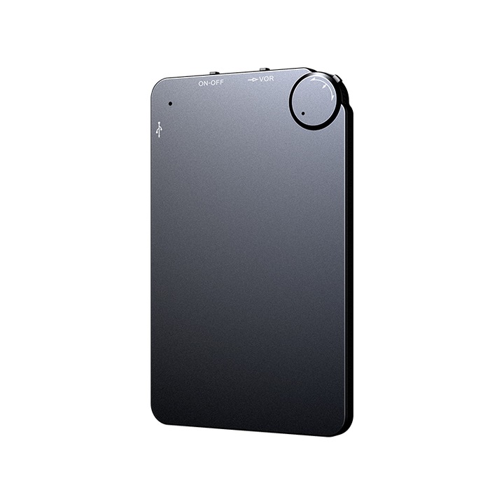 Ultra-vékony kémrögzítő K2 8 GB ZeroSecrets, hangaktiválás, 96 órás rögzítés, MP3/WAV, DSP zajcsökkentés, kémeszköz, 750 mAh-s akkumulátor, intelligens hangszűrés, bankkártya méret, könnyű és diszkrét, ideális üzleti és jegyzetelésre, fekete