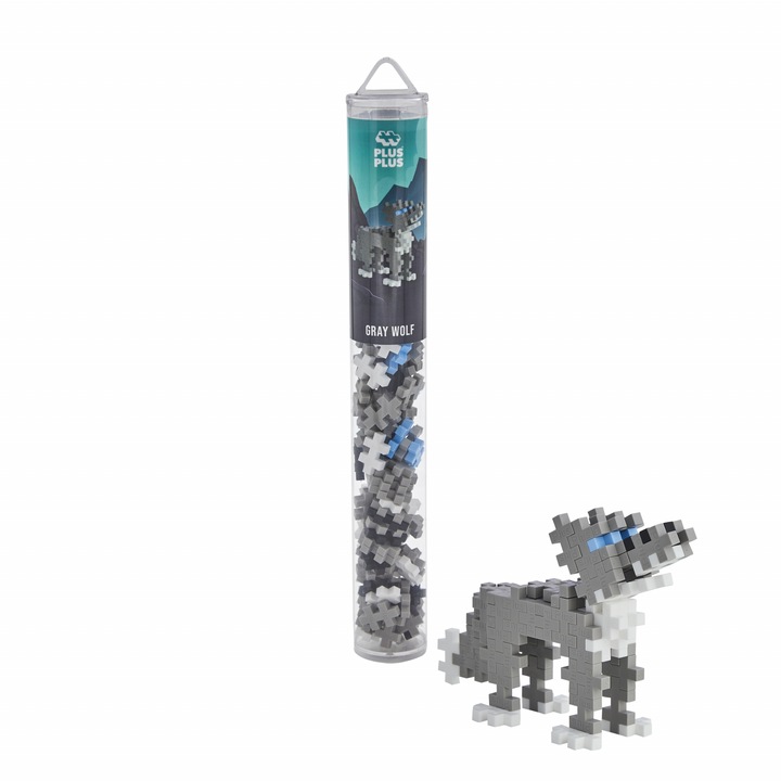 Конструктор Plus-Plus, тръба с 100 части, Wolf