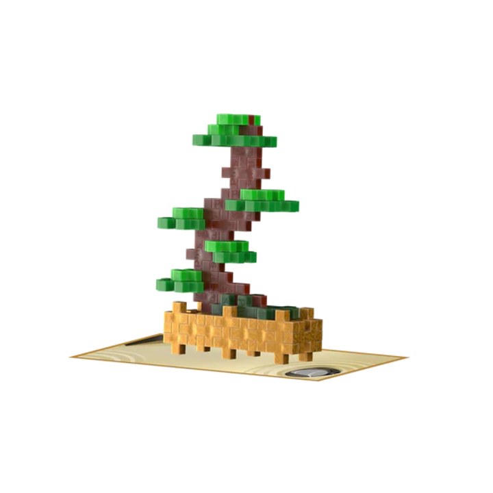 Plus-Plus építőkészlet, NÖVÉNYEK - Green Bonsai