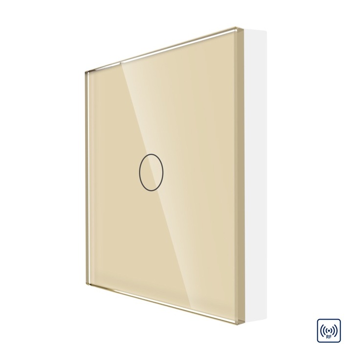 Luxion Távirányító Érintőképernyővel, 1 Csatornás, RF433, Arany