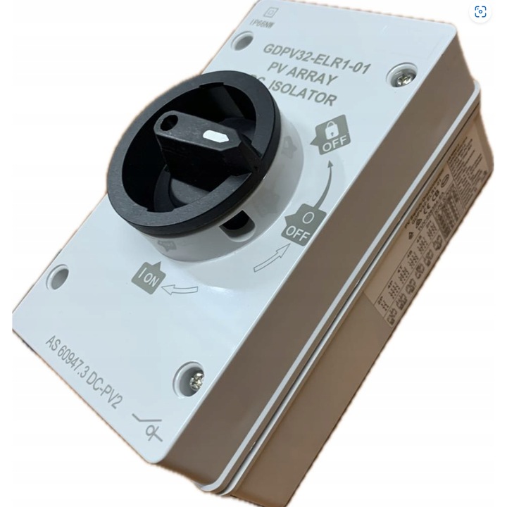 ISOLATOR Fő szakaszolókapcsoló PV 4P 32A 1200V DC ERL1