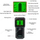 Detector de cabluri electrice 7-in-1，SHIJOOE®，Calibrare Automata, Rezultate precise, Scaner de Perete, Detectoare de metale, lemn, tevi, cabluri electrice, fire electrice, doza perete, Avertizare sonora，Ecran LCD, Usor de utilizat, durabilitate, Negru