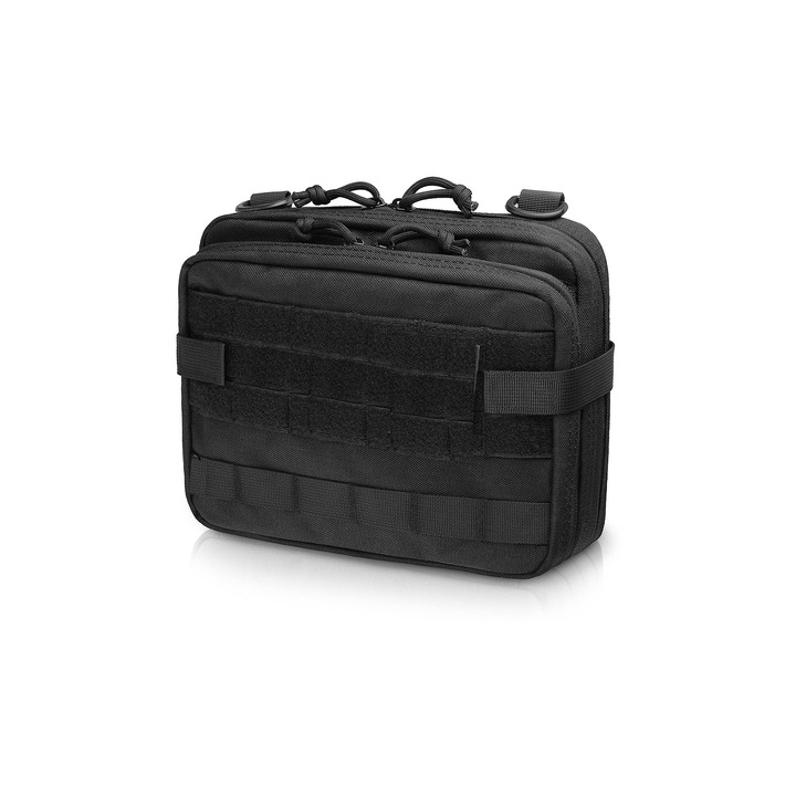 Geanta de administrare tactica Molle Utility Tool Pouch cu designul sau dublu strat, EDC EMT punga modulara EMT Organizator pentru camping, drumetii sau intr-o misiune tactica