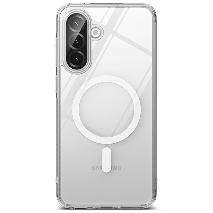 Ringke Fusion Magnetic MagSafe tok kompatibilis a Samsung Galaxy A36 / A56 5G Clear telefonnal