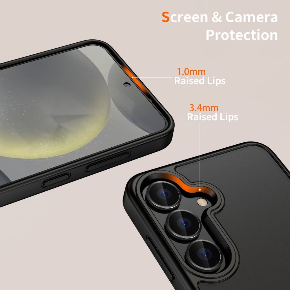 Carcasa Tech-Protect MagMat compatibila cu Samsung Galaxy S25 FE, Negru