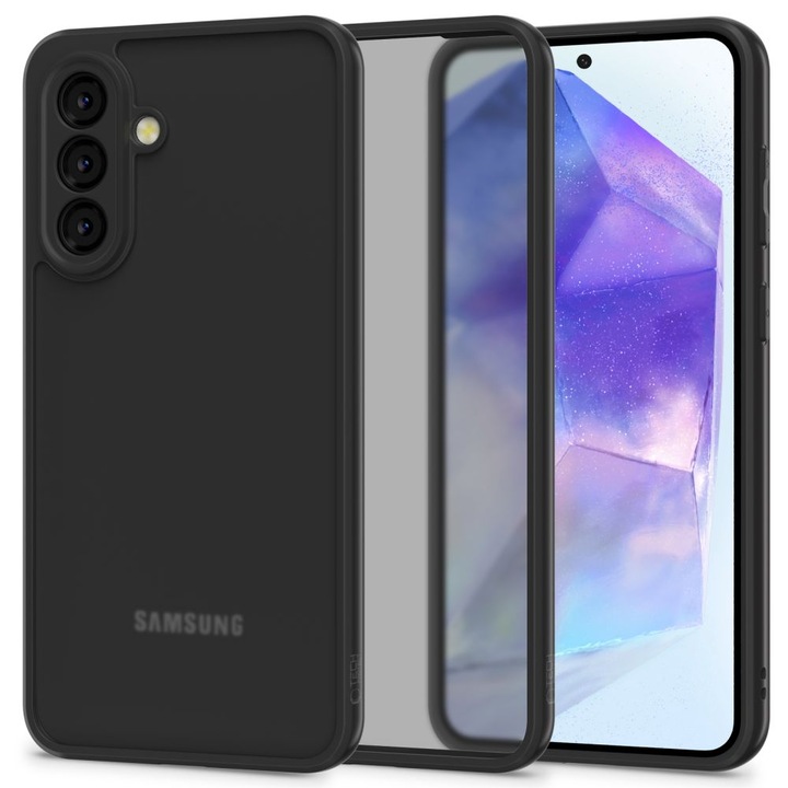 Carcasa TECH-PROTECT MAGMAT compatibila cu Samsung Galaxy A56 5G Matte Black