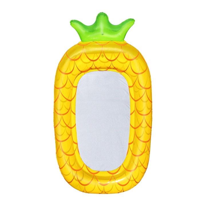 Надуваем дюшек с форма на ананас с мрежа, 172 x 93 x 23 см, BW43644 ананас
