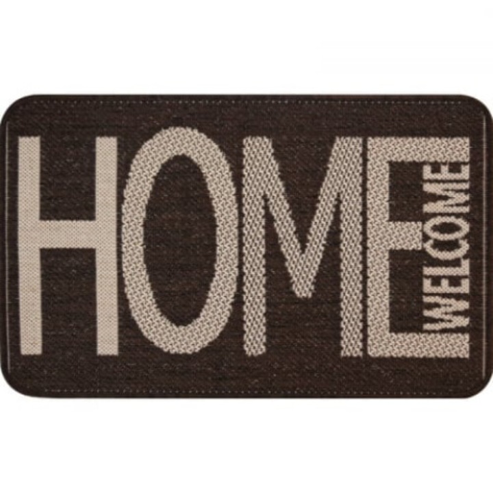 Covor Antiderapant Pentru Bucatarie, Flex 19503-91, 50x80 cm, Maro