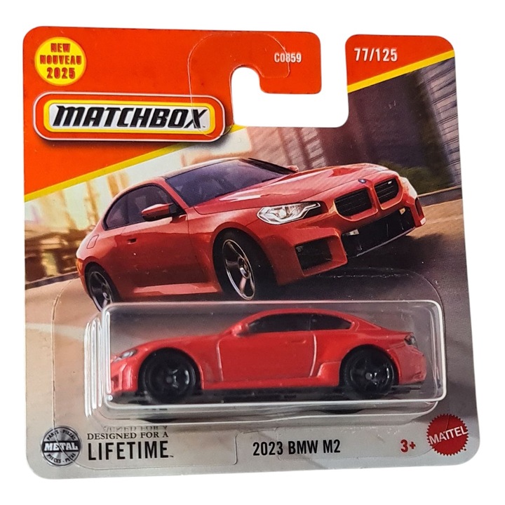 Masinuta Matchbox BMW M2 2023, rosu, 1:64