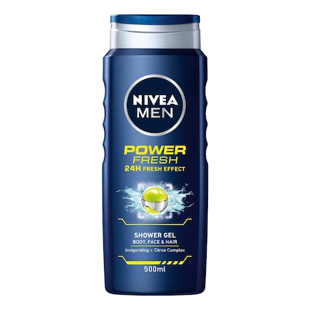 Gel de dus Nivea Power Refresh, 500 ml