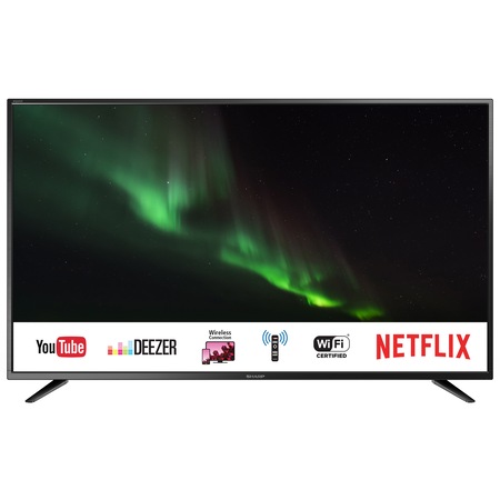 Televizor LED Smart Sharp, 164 cm, LC-65CUG8052E, 4K Ultra HD, Clasa A