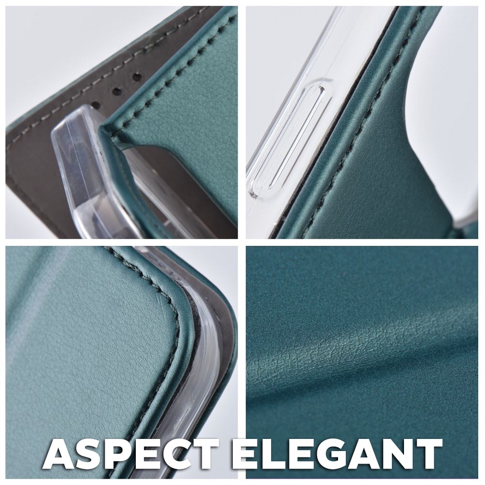 Husa Tip carte pentru Samsung Galaxy A26 Daden, Suport card, Functie de Stand si Inchidere Magnetica, Protectie Sporita, Verde inchis