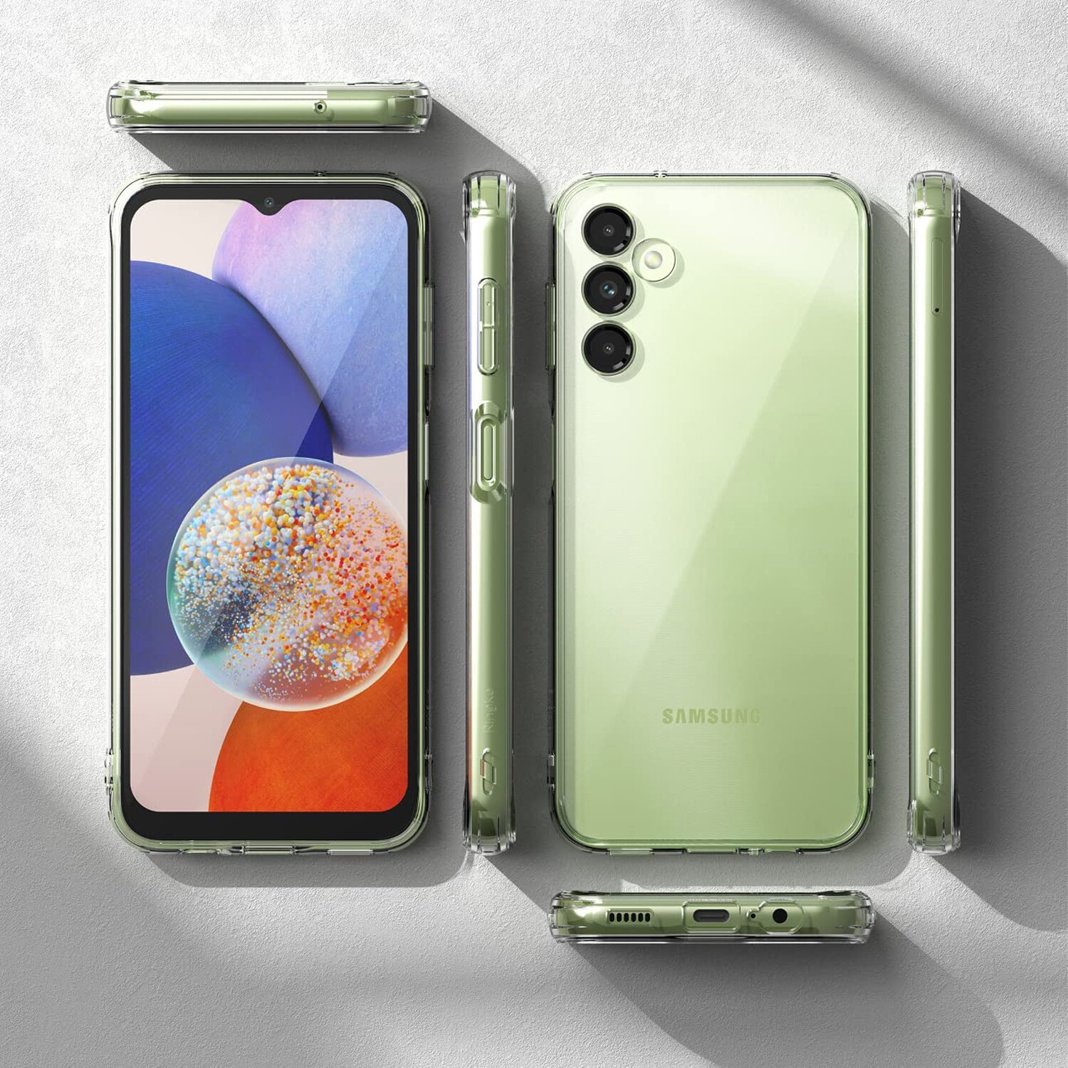 Husa pentru Samsung Galaxy A56 Daden® Transparent Clear, Anti ingalbenire, Protectie ridicata, Transparenta