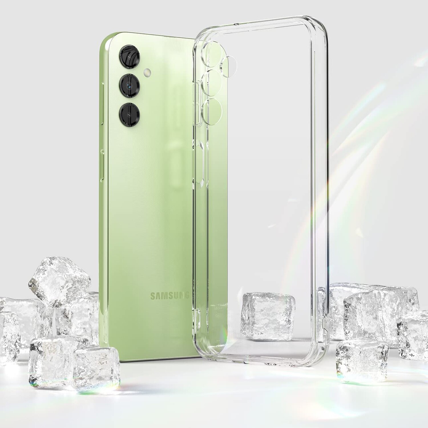 Husa pentru Samsung Galaxy A56 Daden® Transparent Clear, Anti ingalbenire, Protectie ridicata, Transparenta