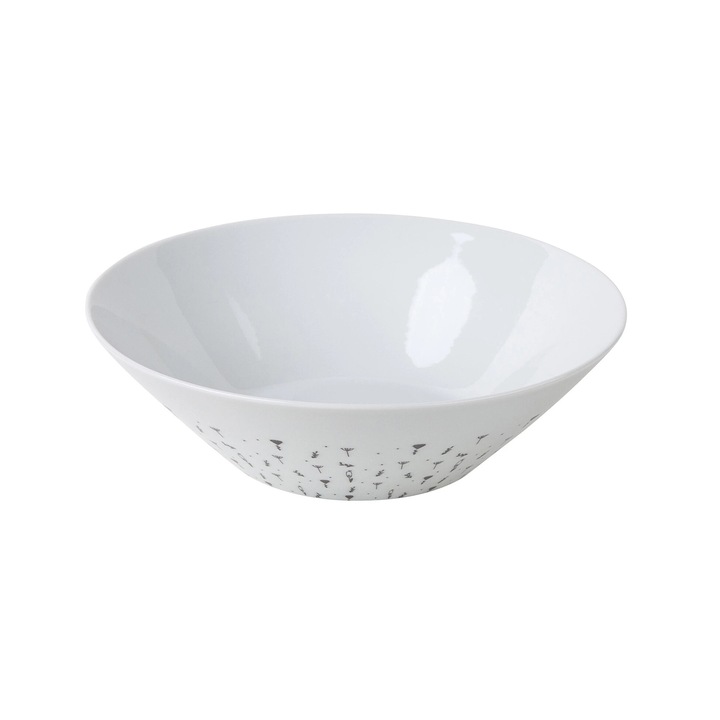 Bol din portelan by inspire, 24cm, alb, pentru salata