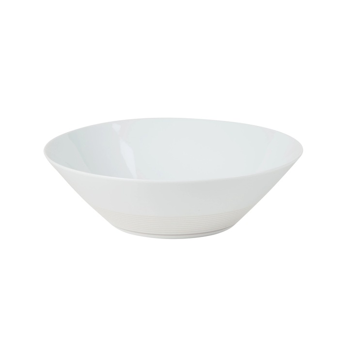 Bol din portelan by inspire, 24cm, alb