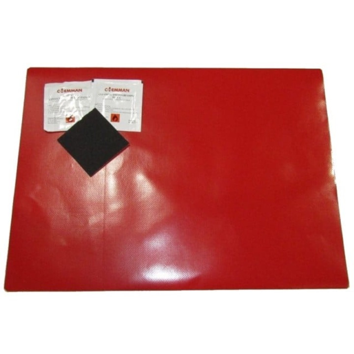 Kit reparatie prelata camion MTR, roșie, 45x32cm
