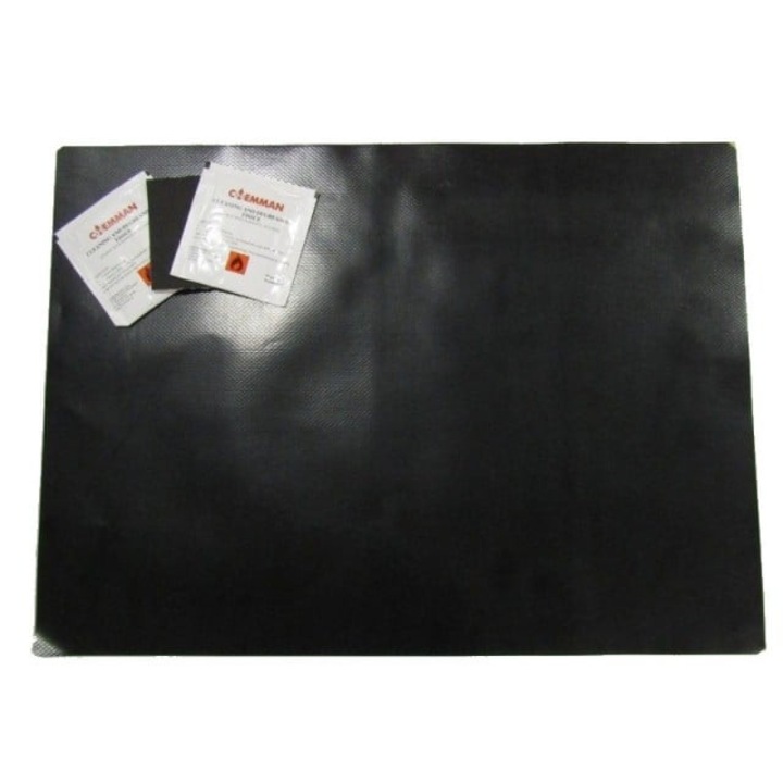 Kit javítás ponyva teherautó MTR, fekete, 450x320mm