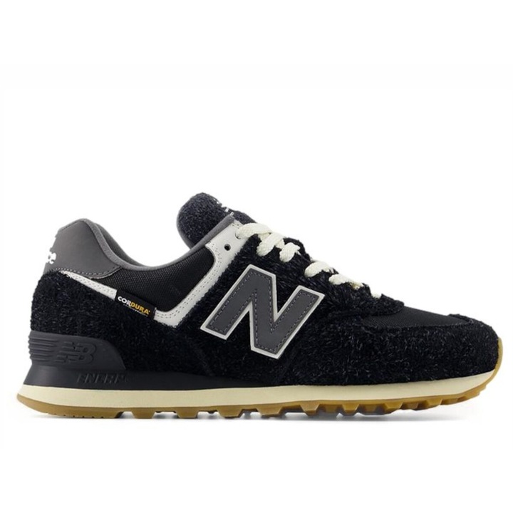 Pantofi sport barbati New Balance U574RUS, piele suede, negru