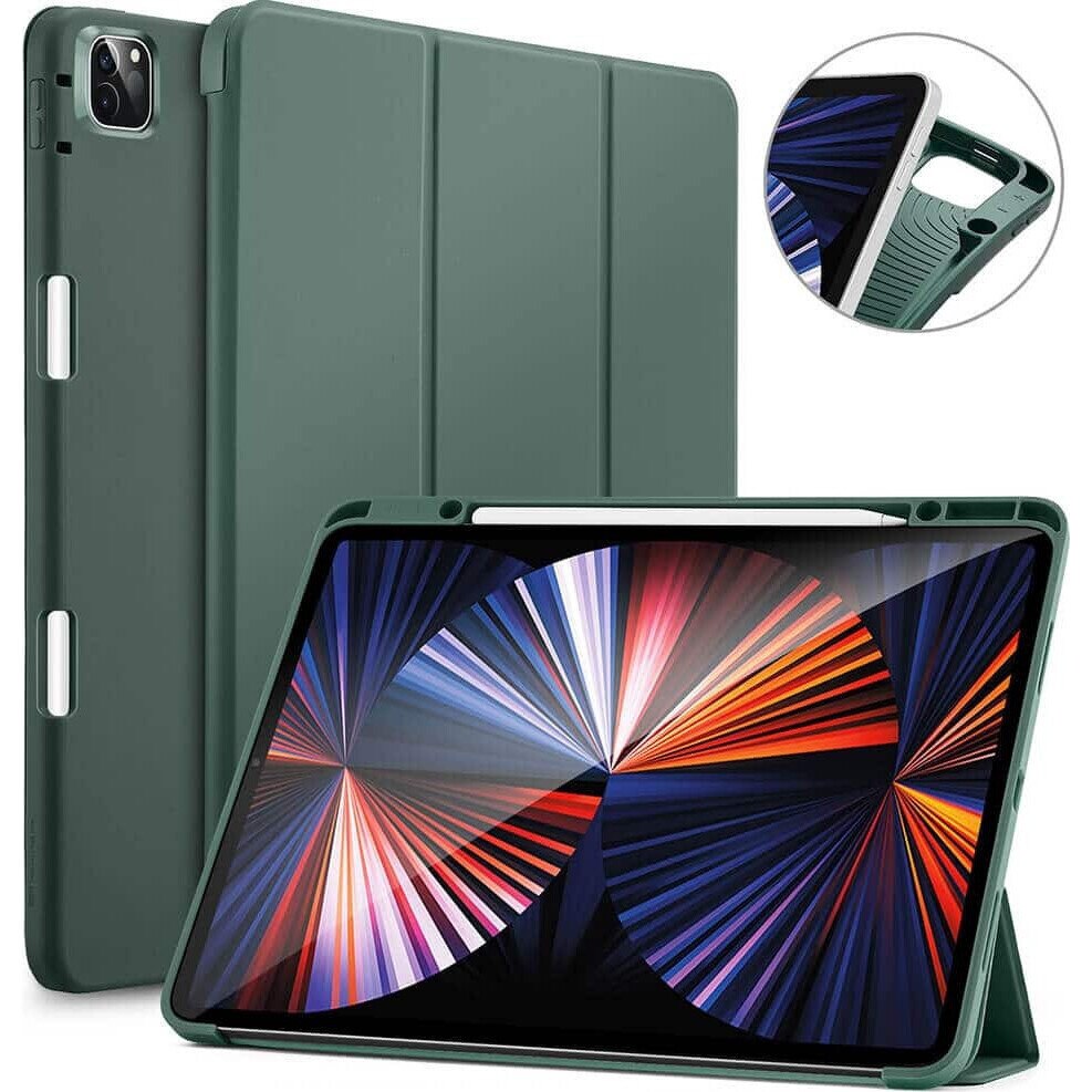 Husa tableta ESR Rebound compatibila cu iPad Pro 12,9" (6th, 5th Gen) cu suport pentru Apple Pencil, verde