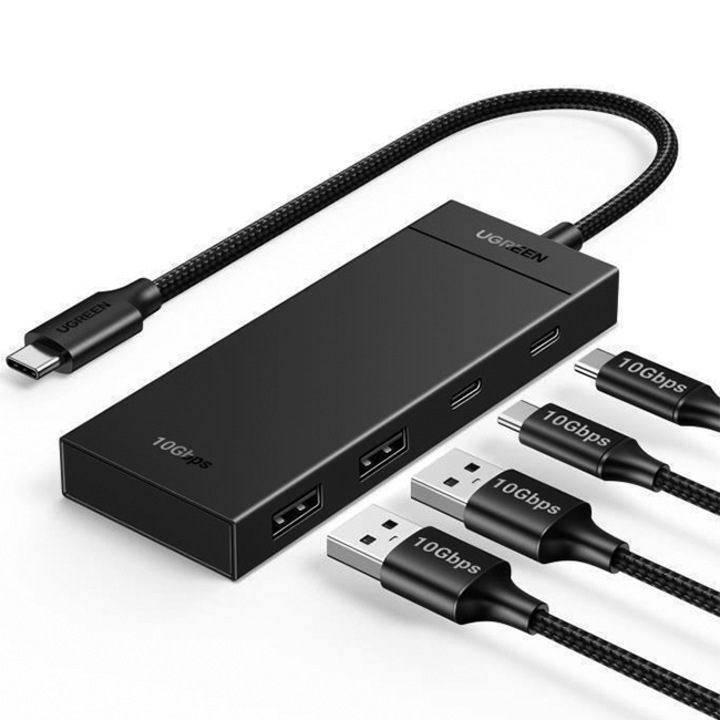 Ugreen 3.2 USB hub 4 porttal, USB-C, 2xUSB-C, 2xUSB-A