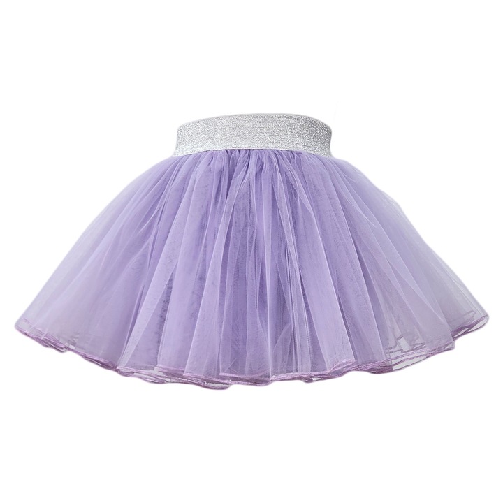 Fustita tutu fete, culoare bleu, Mov