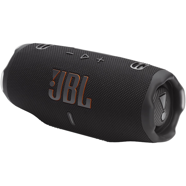 Преносима тонколона JBL Charge 6, 45 W, Bluetooth, Auracast, Powerbank, Fast charge, 28 часа живот на батерията, IP68, Черен