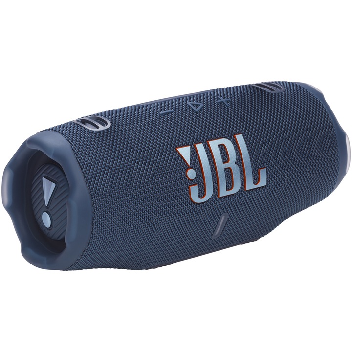 Преносима тонколона JBL Charge 6, 45 W, Bluetooth, Auracast, Powerbank, Fast charge, 28 часа живот на батерията, IP68, Син